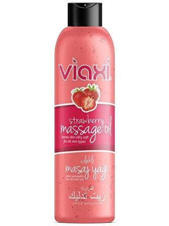 Viaxi Masaj Yağı Çilek Aromalı - 177 ml