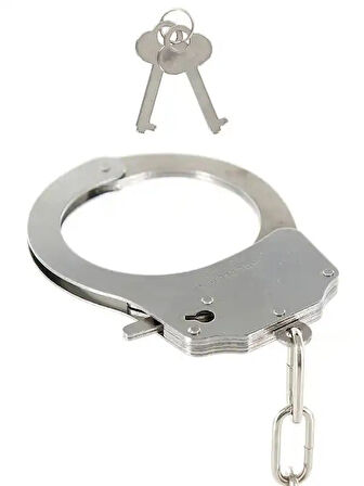 Fastieshop Siyah Peluşlu Metal Kelepçe