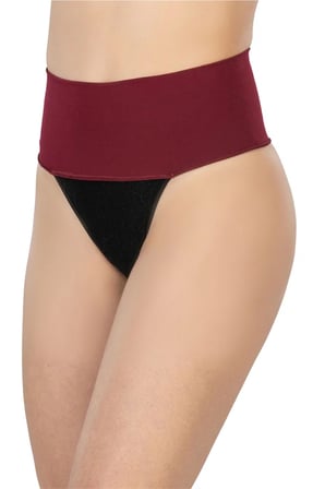 Fastieshop Bordo MI 2048 Seamless Çift Renk String Korse