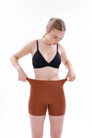 Fastieshop Kahverengi MI 2703 Lazer Kesim İz Yapmaz Hayalet Boxer