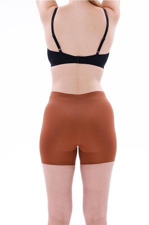Fastieshop Kahverengi MI 2703 Lazer Kesim İz Yapmaz Hayalet Boxer