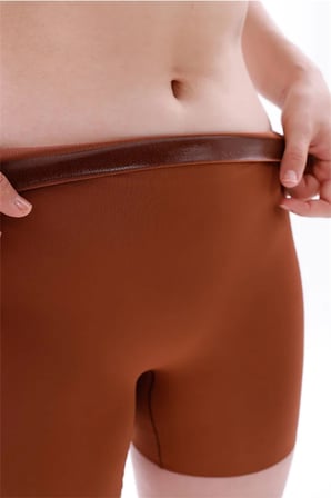 Fastieshop Kahverengi MI 2703 Lazer Kesim İz Yapmaz Hayalet Boxer