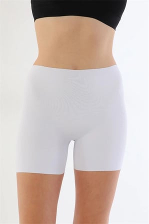 Fastieshop Beyaz MI 2703 Lazer Kesim İz Yapmaz Hayalet Boxer