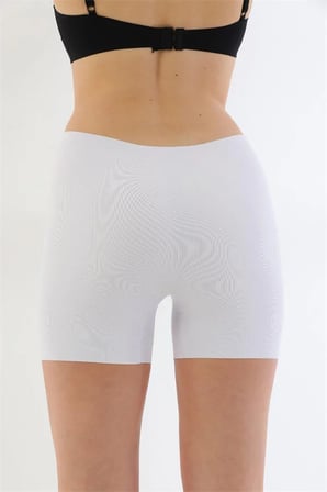 Fastieshop Beyaz MI 2703 Lazer Kesim İz Yapmaz Hayalet Boxer