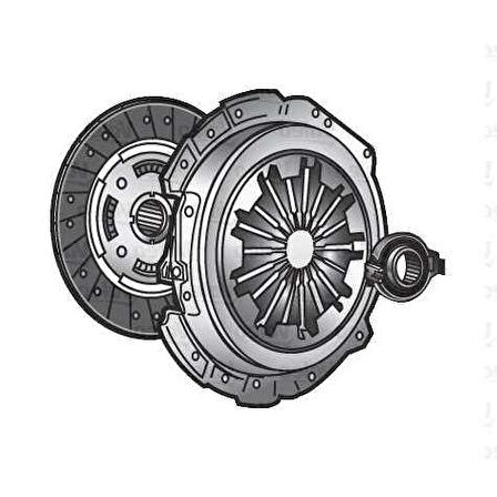 DEBRIYAJ SETI 206 206+207 208 301 1007 2008 BIPPER C1 C2 C3 C3 II C4 CACTUS C ELYSEE NEMO DS3 - 1.0VTI 1.2VTI 1.4VTI 1.4HDI 1.6VTI - VALEO 877263