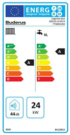 Buderus Logamax Plus GB122i 24/30 Kw 20.000 K Tam Yoğuşmalı Kombi
