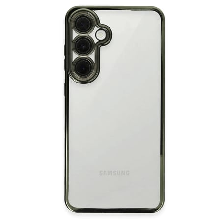 Samsung Galaxy S24 FE Kılıf Razer Lensli Silikon - Yeşil