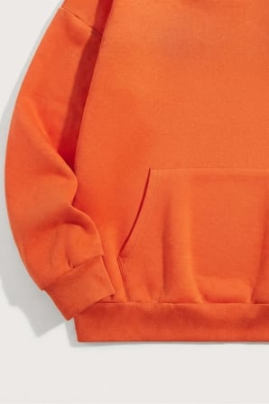 Unisex Baskılı Oversize Hoodie Kapüşonlu Sweatshirt