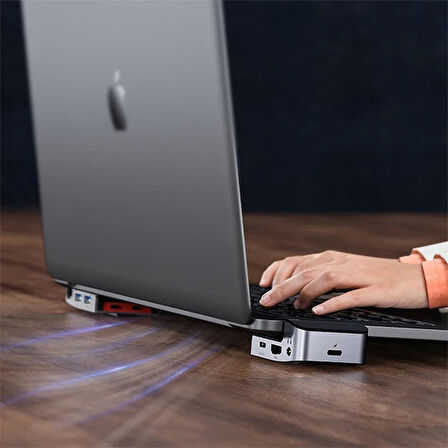 Baseus Armor Age 9in1 Type-C Çok Fonksiyonlu HUB HDMI RJ45 USB 3.0