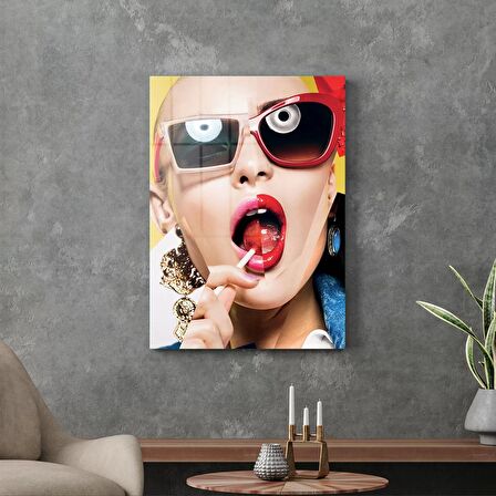 Decovetro Cam Tablo Pop Art Yeni Modern