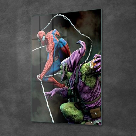 Decovetro Cam Tablo Spiderman Vs Green Goblin Web