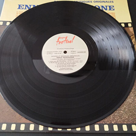 Ennio Morricone Bandes Et Musiques Originales( Soundtrack) -1976 Fransa Basım  Double LP Plak -2.El