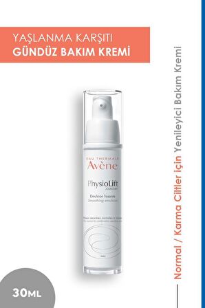 Avene PhysioLift Jour-Day Karma Ciltler İçin Su Bazlı Yağsız Nemlendirici Yüz Bakım Losyonu 30 ml