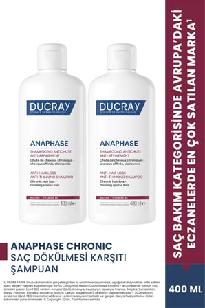 Anaphase Chronic Saç Dökülmesi Karşıtı Şampuan 400 ml X 2