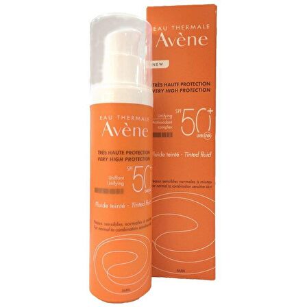 Avene Fluide 50 Faktör Fondoten Etkili Karma Ciltler İçin Renkli Yüz Güneş Koruyucu Sprey 50 ml