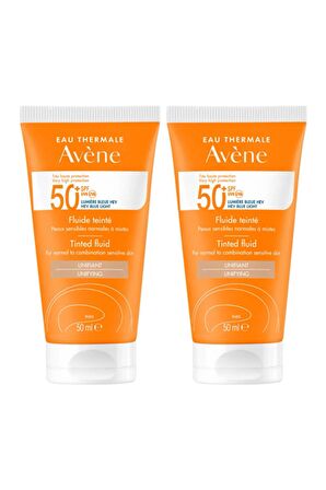 Spf 50+ Fluide Tinted Renkli Güneş Koruyucu 50x2 Ml