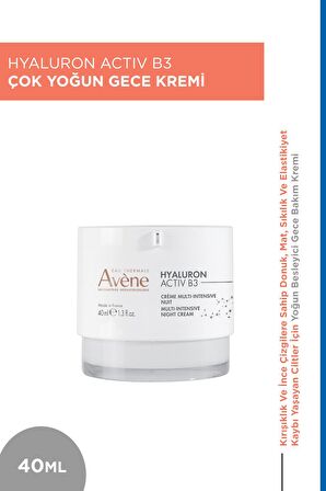 Avene Hyaluron Activ B3 Gece Kremi 40 ml