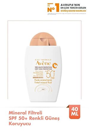 AVENE Fluide Mineral Teintee SPF50+ 40 ml