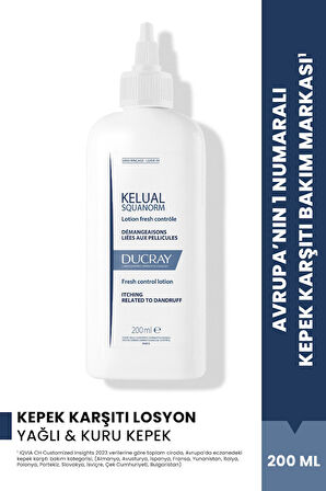 Ducray Kelual Squanorm Kepek Karşıtı Losyon 200 ml