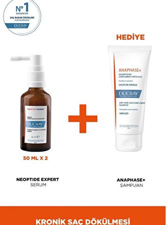 Ducray Neoptide Expert 2x50 ml | Ducray Anaphase Şampuan 100 ml Hediyeli