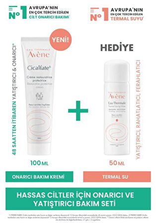 Avene Cicalfate+ Hassas Ciltler İçin Onarıcı ve Yatıştırıcı Bakım Seti  