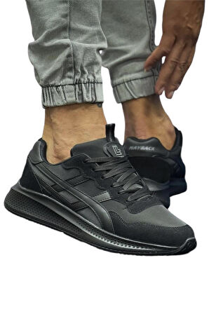 Erkek Comfort Hafif Taban Spor Ayakkabı SİYAH