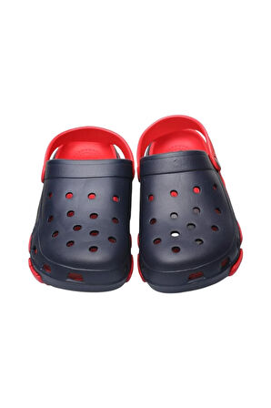 Unisex Çift Tabanlı Ortopedik Hemşire Doktor Aşçı Laboratuvar Deniz Havuz Terliği Sandalet LACİVERT - KIRMIZI