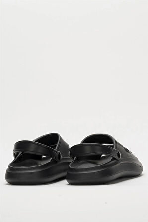 Unisex Ortopedik Deniz Havuz Terliği Sandalet SİYAH