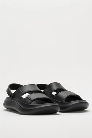 Unisex Ortopedik Deniz Havuz Terliği Sandalet SİYAH