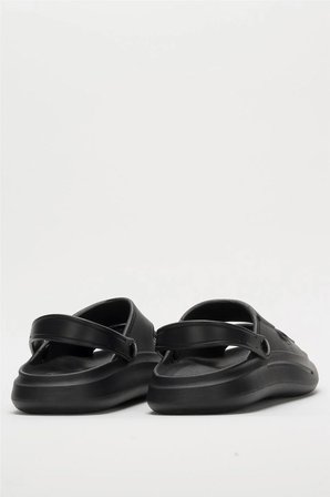 Unisex Ortopedik Deniz Havuz Terliği Sandalet SİYAH