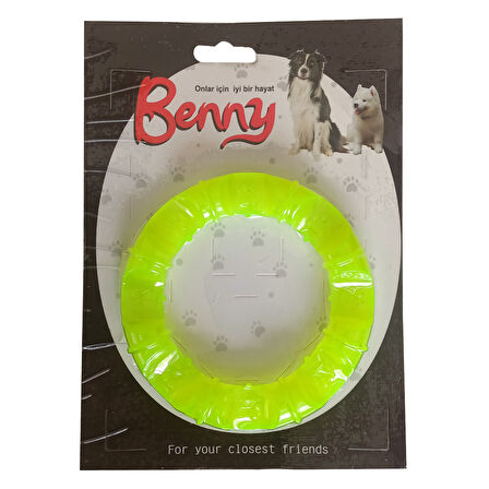 Benny Köpek Oyuncağı Yuvarlak Şekilli 11,5 cm Sarı