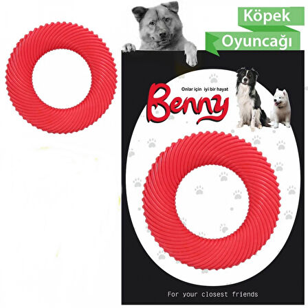 Benny Köpek Oyuncağı Yuvarlak 9,5 cm Kırmızı