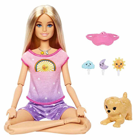 Barbie Meditasyon Yapıyor Oyun Seti Mattel Lisanslı - HHX64 (Lisinya)