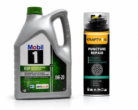 Mobil 1 Esp X2 0W-20 Motor Yağı 5 Litre + Lastik Tamir Kiti 400 ml