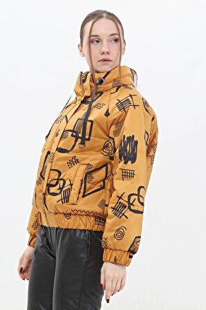 VEGER ÖZEL BASKI KAPİTONE KISA MONT