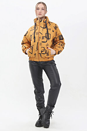 VEGER ÖZEL BASKI KAPİTONE KISA MONT