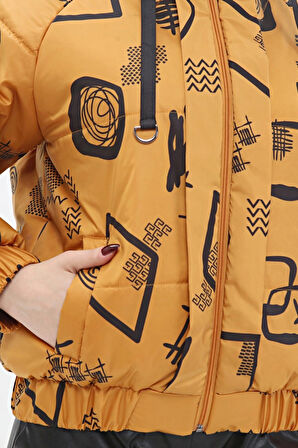 VEGER ÖZEL BASKI KAPİTONE KISA MONT