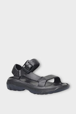 Unisex Eva Spor Kaymaz Yürüyüş Sandaleti SİYAH