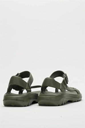 Unisex Eva Spor Kaymaz Yürüyüş Sandaleti HAKİ