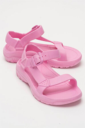 Unisex Eva Spor Kaymaz Yürüyüş Sandaleti PEMBE