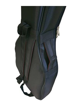 Profesyonel SU GEÇİRMEZ 20 MM PEDLİ Gigbag Akustik Gitar Kılıfı Lacivert