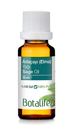 Botalife Saf ve Doğal Adaçayı ( Elma ) Yağı 20ml