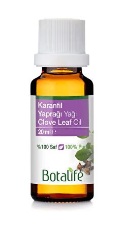 Botalife Saf ve Doğal Karanfil Yaprağı Yağı 20ml