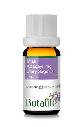 Botalife Saf ve Doğal Misk adaçayı yağı ( clary sage ) 5 ml