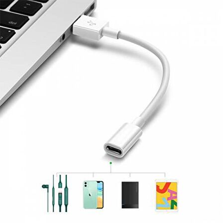 POLHAM Typc-e To USB Dönüştürücü Usb Dönüştürücü Kablo Typce Usb Dönüştürücü Veri Aktarım Kablosu