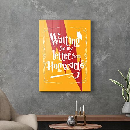 Decovetro Cam Tablo Harry Potter Hogwarts letter