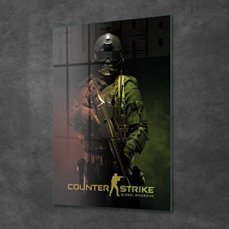 Decovetro Cam Tablo Counter Strike CT Poster