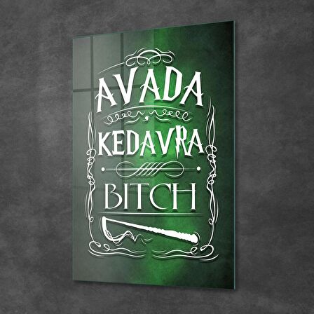 Decovetro Cam Tablo Harry Potter Avada Kedavra