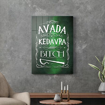 Decovetro Cam Tablo Harry Potter Avada Kedavra
