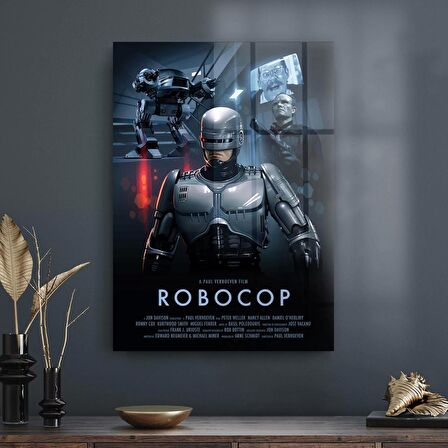 Decovetro Cam Tablo Robocop Film Afiş